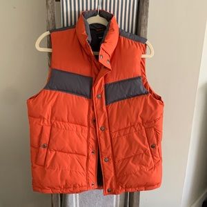 Retro orange and blue vest
